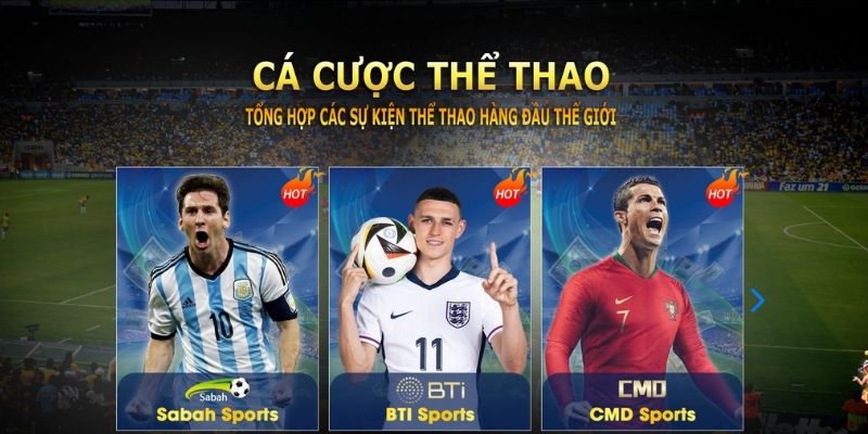 Thể Thao 123B 2 Các bộ môn cá cược HOT nhất tại Thể Thao 123B