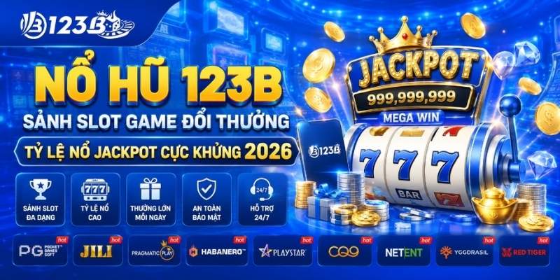 Nổ Hũ 123B 1 Nổ Hũ 123B - Sảnh Slot Game Đổi Thưởng Tỷ Lệ Nổ Jackpot Cực Khủng